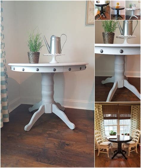 10 Interesting Ways to Give a Makeover to Old Tables | Old tables, Furniture, Flipping furniture