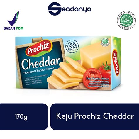 Jual Keju Prochiz Cheddar 170 Gram - Cheese - Keju Parut - Keju Tabur - Keju Serut - Halal MUI ...