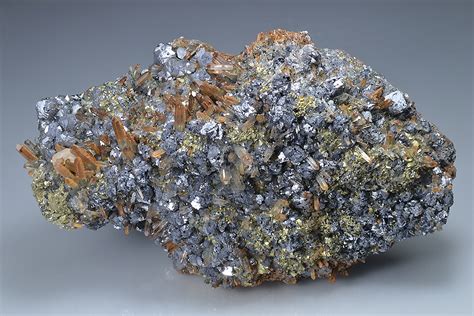 Chalcopyrite, Galena, iron oxide Quartz | Minerals Bulgaria