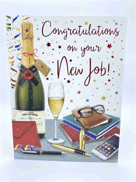 Congratulations On Your New Job Card - Cardmarkets