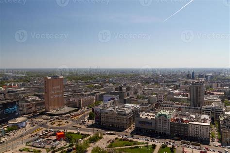 Warsaw skyline with warsaw towers 8437703 Stock Photo at Vecteezy