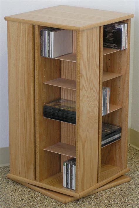 Swivel DVD storage cabinet 30"high Oak, Maple Made in USA SHIPS FREE