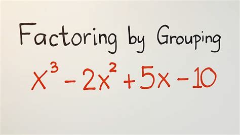 Factoring By Grouping Definition Math at williamsfarrel blog