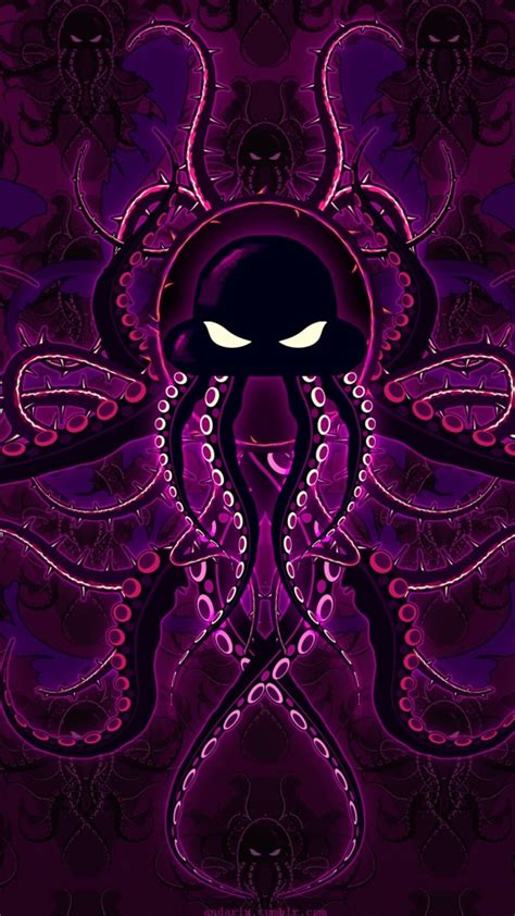 1080x1920 Purple Octopus Art Iphone 7,6s,6 Plus, Pixel xl ,One Plus 3,3t,5 ,HD 4k Wallpapers ...