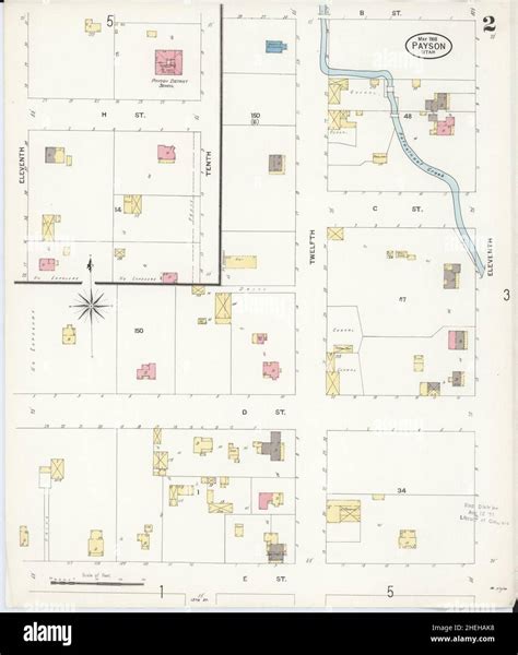 Map of payson utah hi-res stock photography and images - Alamy