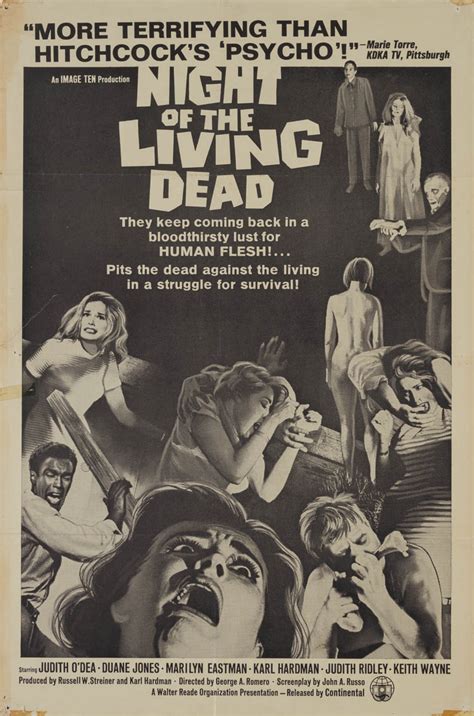 Marquee Poster | Night of the Living Dead 1968 US 1-sheet