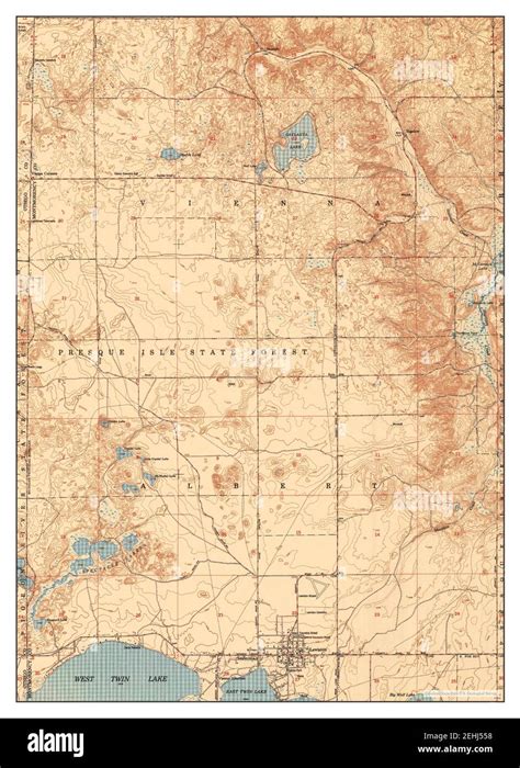 Lewiston, Michigan, map 1951, 1:24000, United States of America by ...