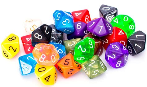 Bulk 10 Sided Dice | 25 Random D10s | Assorted Colors – Easy Roller ...