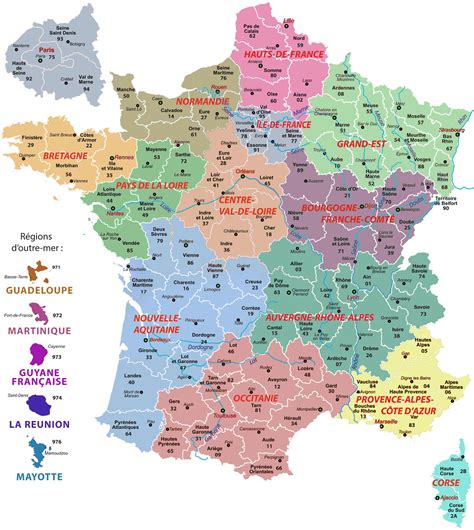 Detailed Map Of France Regions Map Of World - vrogue.co