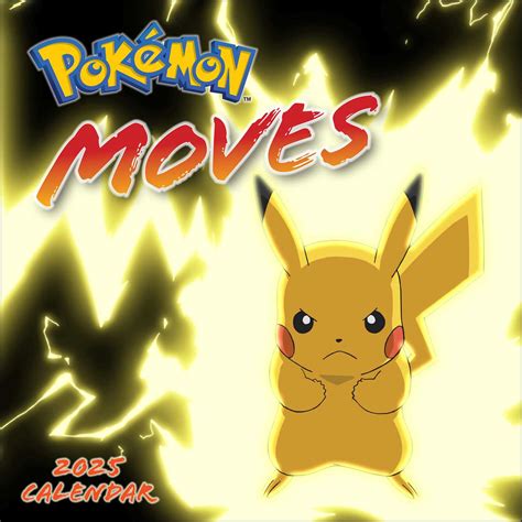 Pokémon Moves 2025 Wall Calendar - Book Summary & Video | Official ...