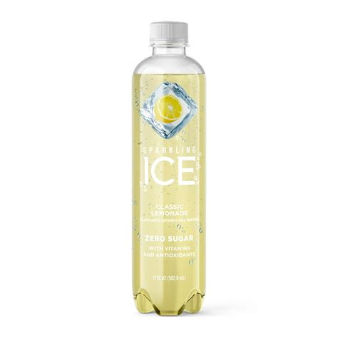 Sparkling Ice® Naturally Flavored Sparkling Water, Classic Lemonade 17 ...