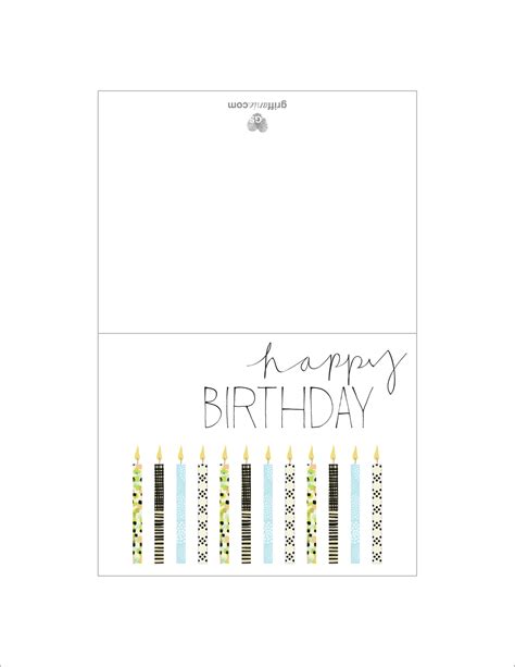 7 Best Images of Printable Foldable Birthday Cards To Color - Printable Folding Birthday Card ...