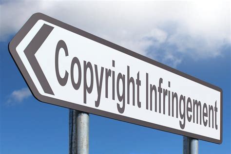 Copyright Infringement - Free of Charge Creative Commons Highway Sign image