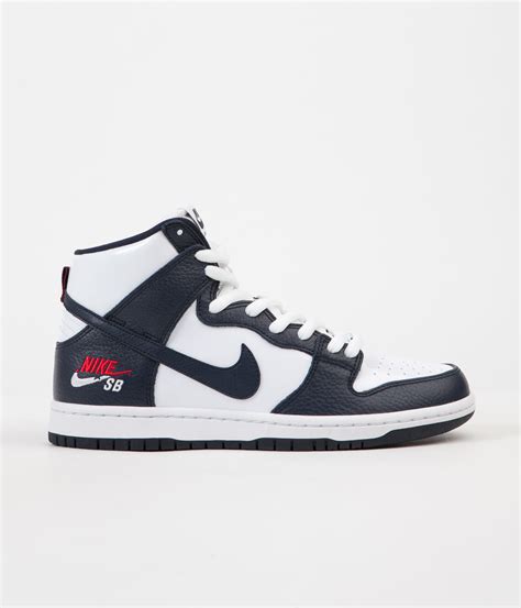 Nike SB Dunk High Premium Shoes - Obsidian / Obsidian - White - Univer | Flatspot