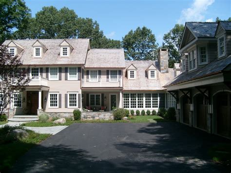 Chappaqua Colonial - Traditional - Exterior - New York - by Daniel ...