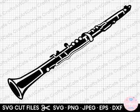 Clarinet Svg Clarinet Png Clipart Vector Free Commercial Use - Etsy