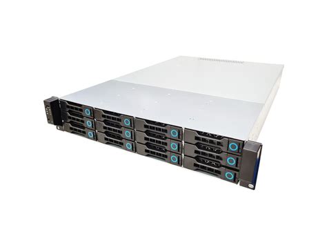 2U Server Case w/ 12x 3.5" Hot-Swappable SATA/SAS Drive Bays, 12G HD ...