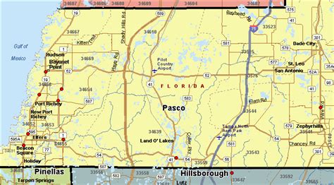 Vision Outdoor Advertising | Pasco County Map