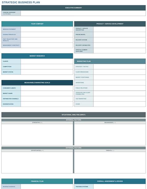 9 Free Strategic Planning Templates - Smartsheet