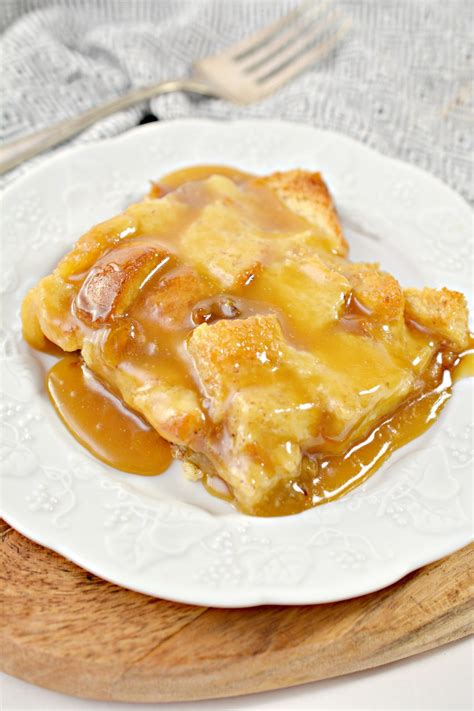 Old Fashioned Bread Pudding with Vanilla Sauce - Sweet Pea's Kitchen