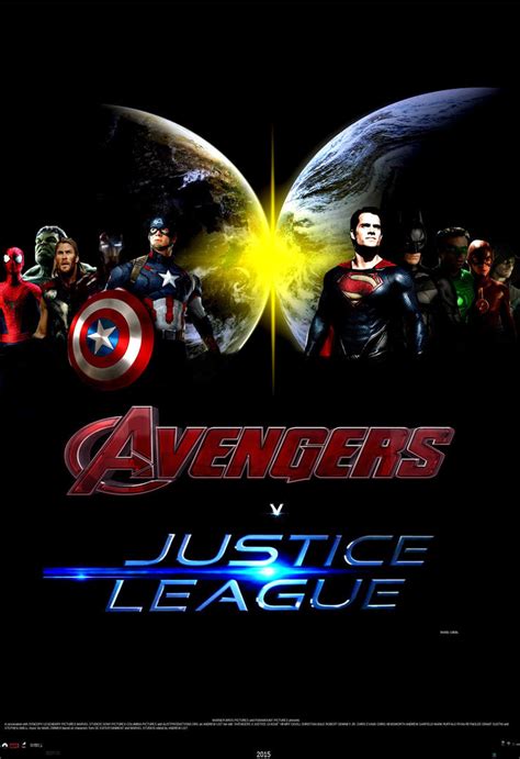 Avengers v Justice League poster by SteveIrwinFan96 on DeviantArt