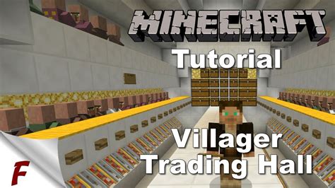 Minecraft Villager Trading Hall Schematic