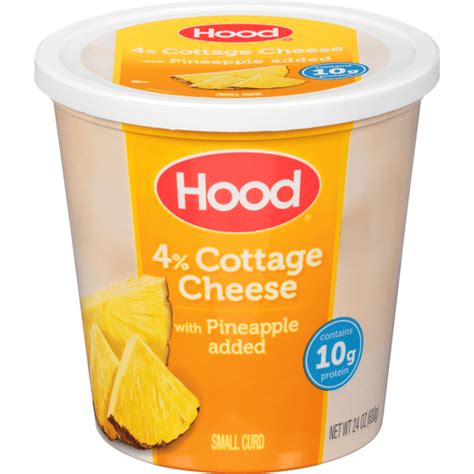 Hood Cottage Cheese with Pineapple, 24 oz | Cottage Cheese | Foodtown