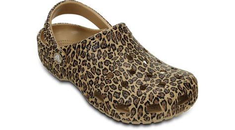 Crocs Classic Leopard Print Womens Clog | eBay