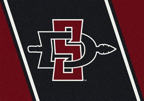 San Diego State Aztecs Area Rug | NCAA Aztecs Area Rugs