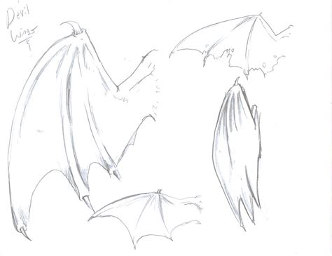 Devil Wings Drawing at GetDrawings | Free download