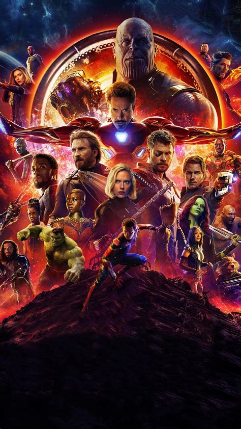 2160x3840 Avengers Infinity War 2018 Poster 4k Sony Xperia X,XZ,Z5 ...