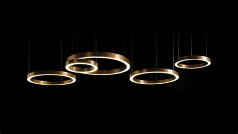 Metal Pendant Light Ring Horizontal | Henge