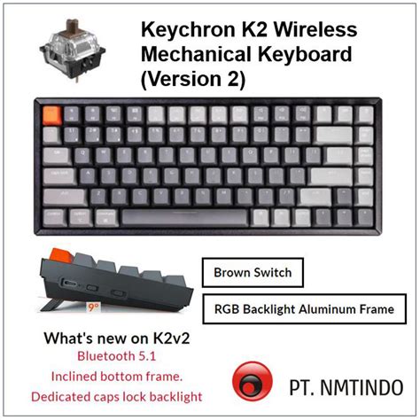 Keychron K2 Wireless Mechanical Keyboard (Non-Hot-swappable) Keychron ...