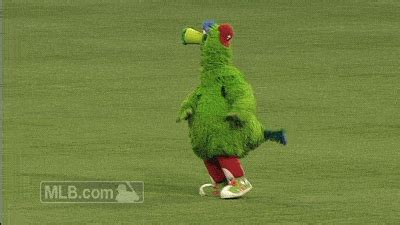 philadelphia phillies phillie phanatic gif | WiffleGif