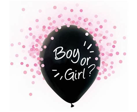 🎉Boy Or Girl Balloons, Pink Confetti, 30 Cm, 4 Pcs.🎉 »🎉 Partituki