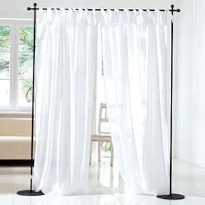 Room Divider Curtain Rod with Post Set: Amazon.co.uk: Kitchen & Home