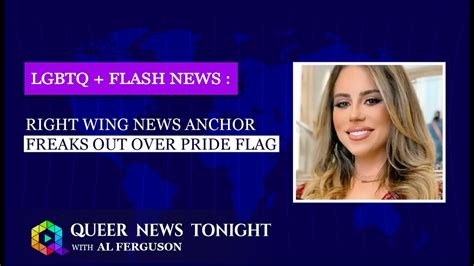 Right Wing News Anchor Freaks Out Over Pride Flag - OAN anchor Alison ...