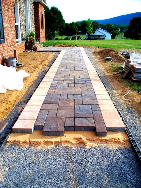 paving stone walkways - Google Search | Pathway landscaping, Front yard ...