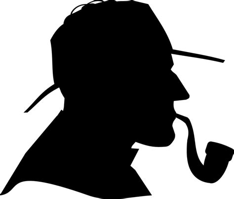 Detective Sherlock Holmes Clip art - Silhouette png download - 848*720 - Free Transparent ...