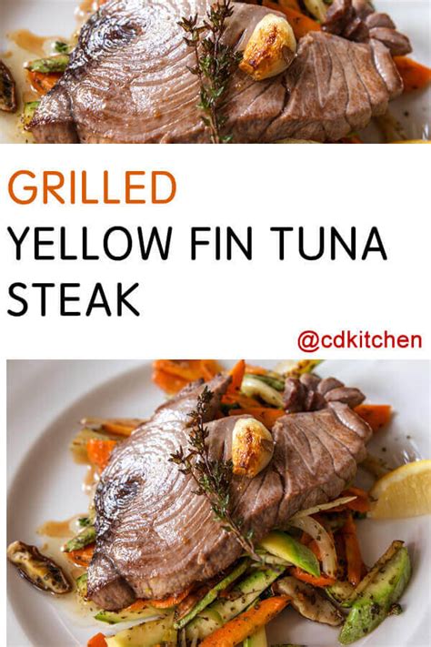 Grilled Yellow Fin Tuna Steak Recipe | CDKitchen.com