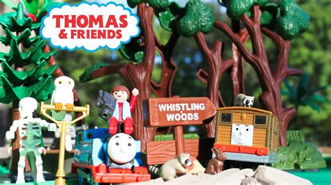 THOMAS AND FRIENDS TRACKMASTER TOBY'S WHISTLING WOODS Accidents will ...