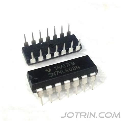 74LS08 Quad 2 Input AND Gate: Datasheet, Pinout and Uses - Jotrin Electronics