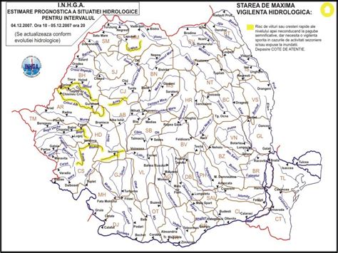 Harta Lacurile Romaniei | Harta Romania