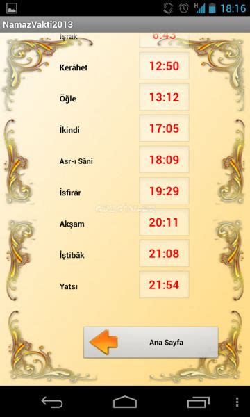 Namaz Vakitleri Internetsiz İndir (Android) - Gezginler Mobil