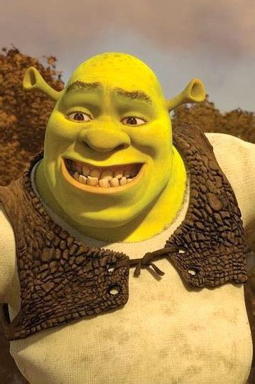 Smiling Shrek Blank Template - Imgflip