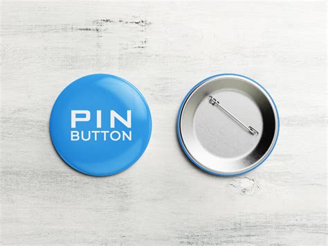 Free Pin-Back Button Badge Mockup PSD Set - Good Mockups | Button badge ...