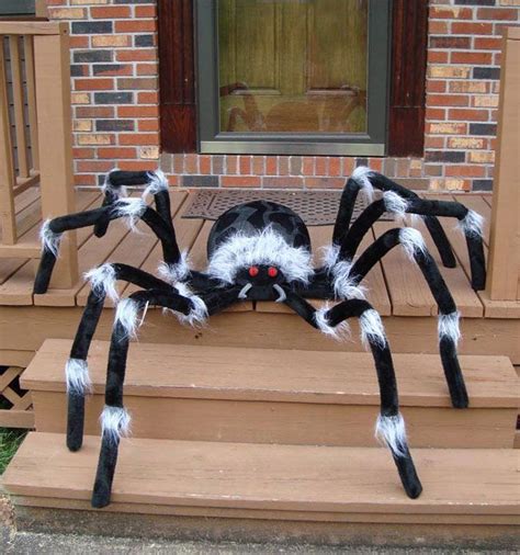 Pin by melanie hollihan on Halloween | Halloween spider decorations, Outdoor halloween, Scary ...