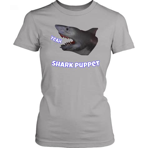 Shark puppet shark merch Funny T-Shirt - ShirtElephant Office