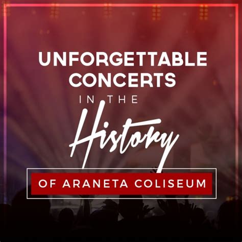 Unforgettable Concerts in the History of Araneta Coliseum | Blog ...