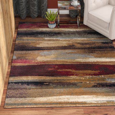 Wade Logan® Mettler Abstract Brown/Beige Area Rug - Brown/Beige/Red | Wayfair | Area rugs ...